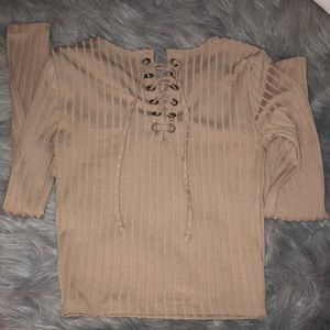 Long Sleeve Crop Top
